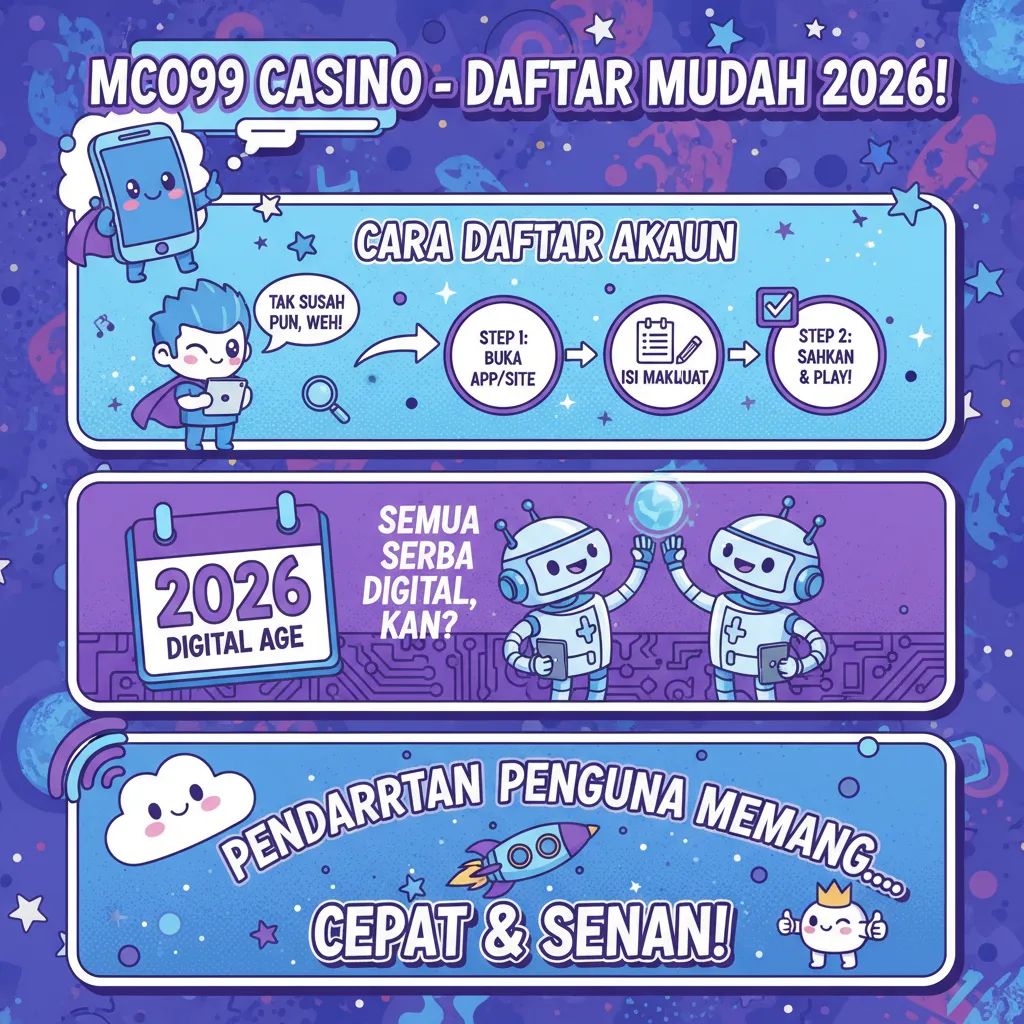 Cara Daftar Akaun Kasino MCO99 dengan Mudah