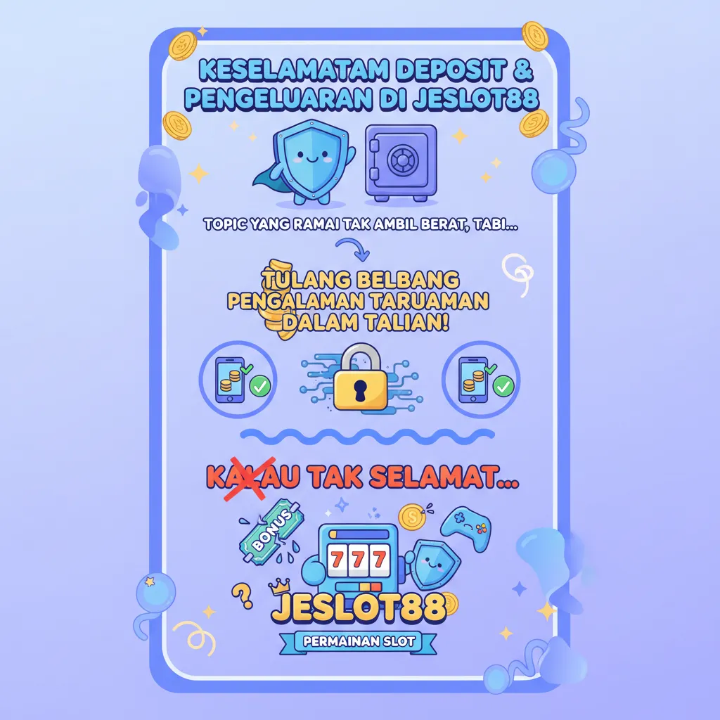 Keselamatan Deposit dan Pengeluaran di Jeslot88