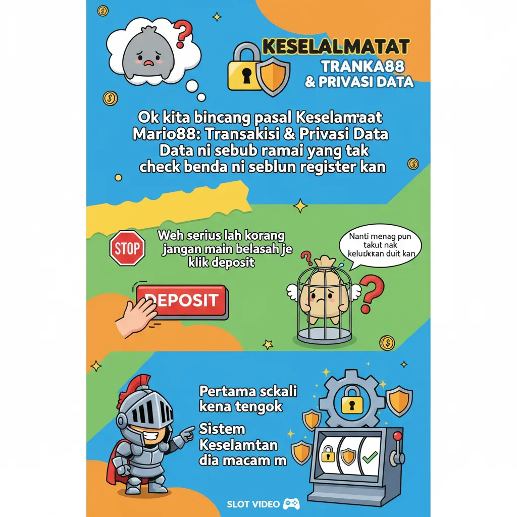 Keselamatan Mario88: Transaksi & Privasi Data